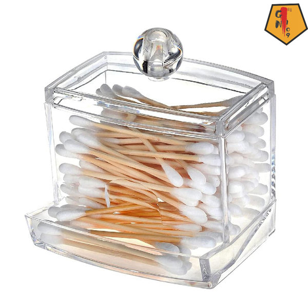 Rebrilliant Lataivia Acrylic Bathroom Storage Container Wayfair Canada